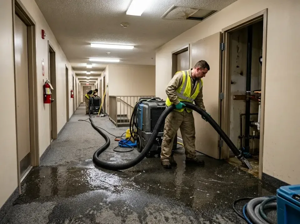 multi-unit-apartment-hallway-f-005 — frequently asked questions, Emergency Burst Pipe Water Extraction & Removal in Harper W…